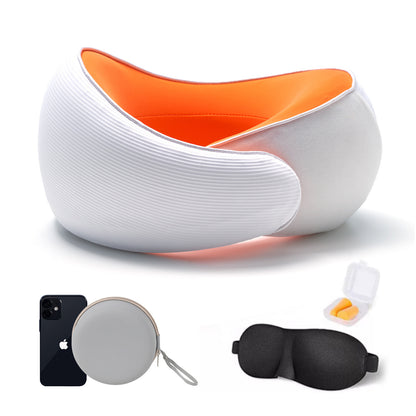 Comfort On Bord Memory Foam U-Shaped Travel Pillow | Slow Rebound Cushion with Optional Sleep Kit