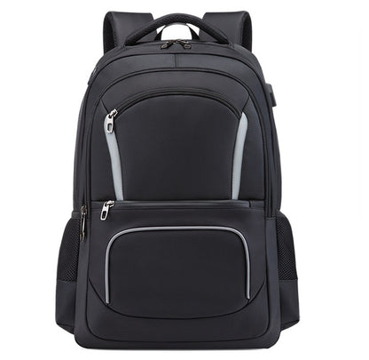 Waterproof Backpack Men Large Capacity Laptop Bags USB Business Back Pack Travel Backpack Anti-theft Oxford Bookbag School bag Products on AliExpress