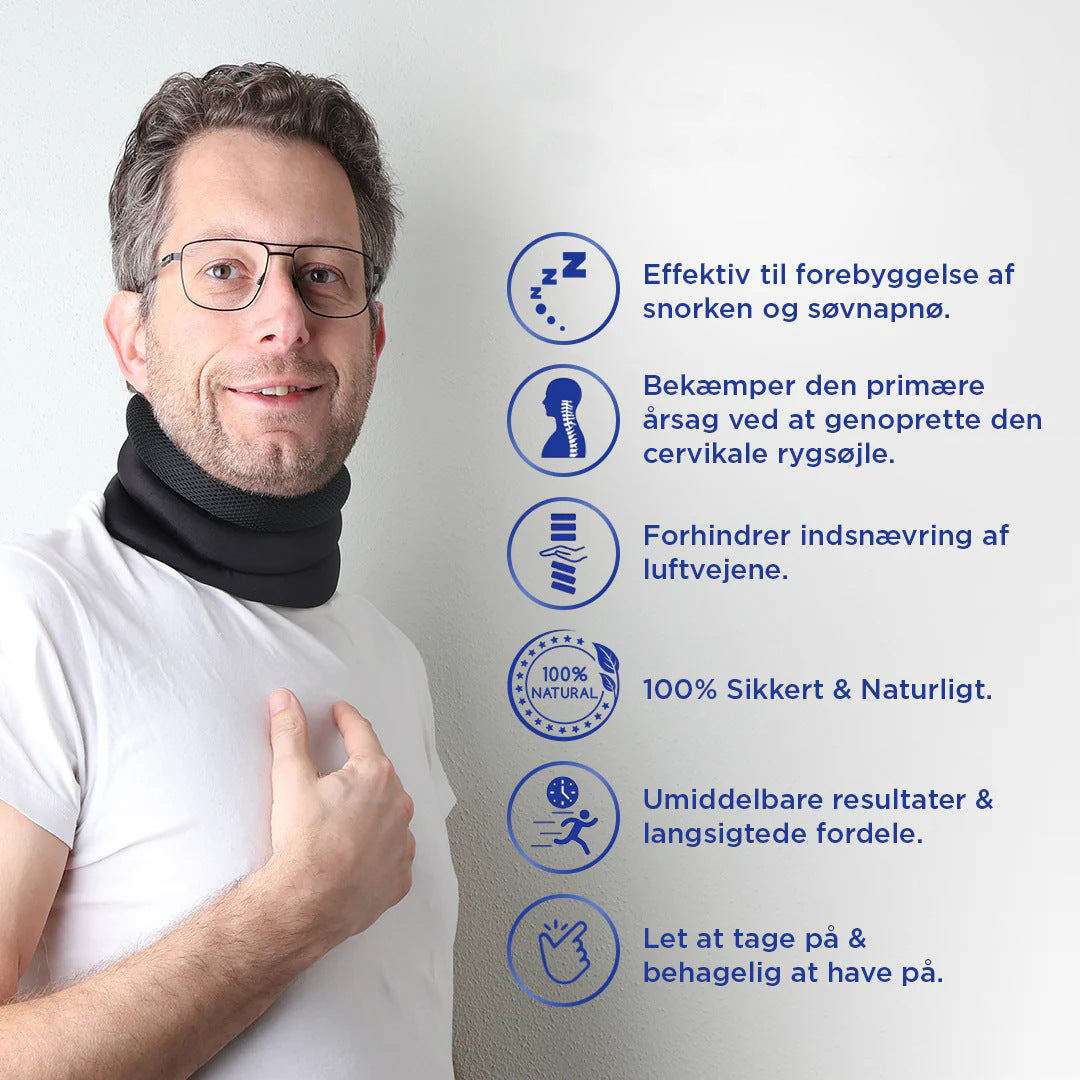 Comfort On Bord™ Neck Pillow – Cervical Traction for Pain Relief, Better Sleep & Snoring Aid