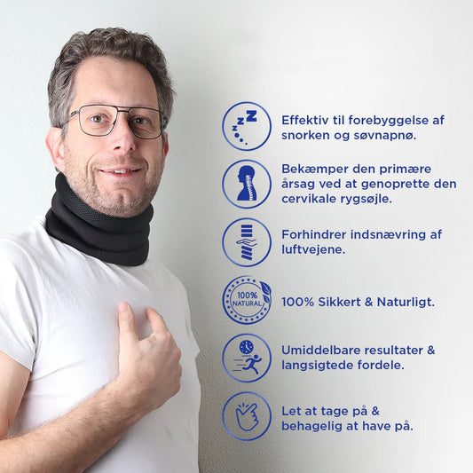 Comfort On Bord Neck Pillow – Cervical Traction for Pain Relief, Better Sleep & Snoring Aid