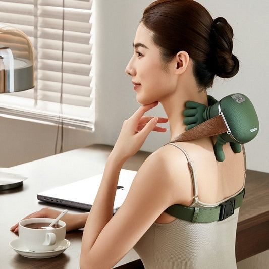 Neck Massager – Rechargeable Electric Shoulder & Back Pain Relief, Proven solution