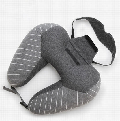 Comfort On Bord U-Shaped Foam Travel Pillow – Ergonomic Neck & Lumbar Support for Plane, Car, Office & Home