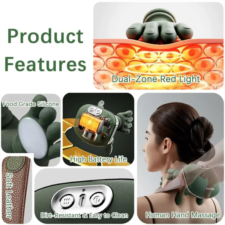 Neck Massager – Rechargeable Electric Shoulder & Back Pain Relief, Proven solution