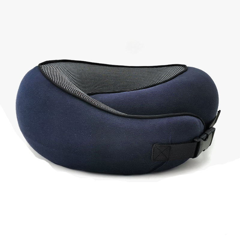 Comfort On Bord Cervical Spine Memory Foam Neck Pillow | U-Shaped Support with Buckle or Velcro Closure