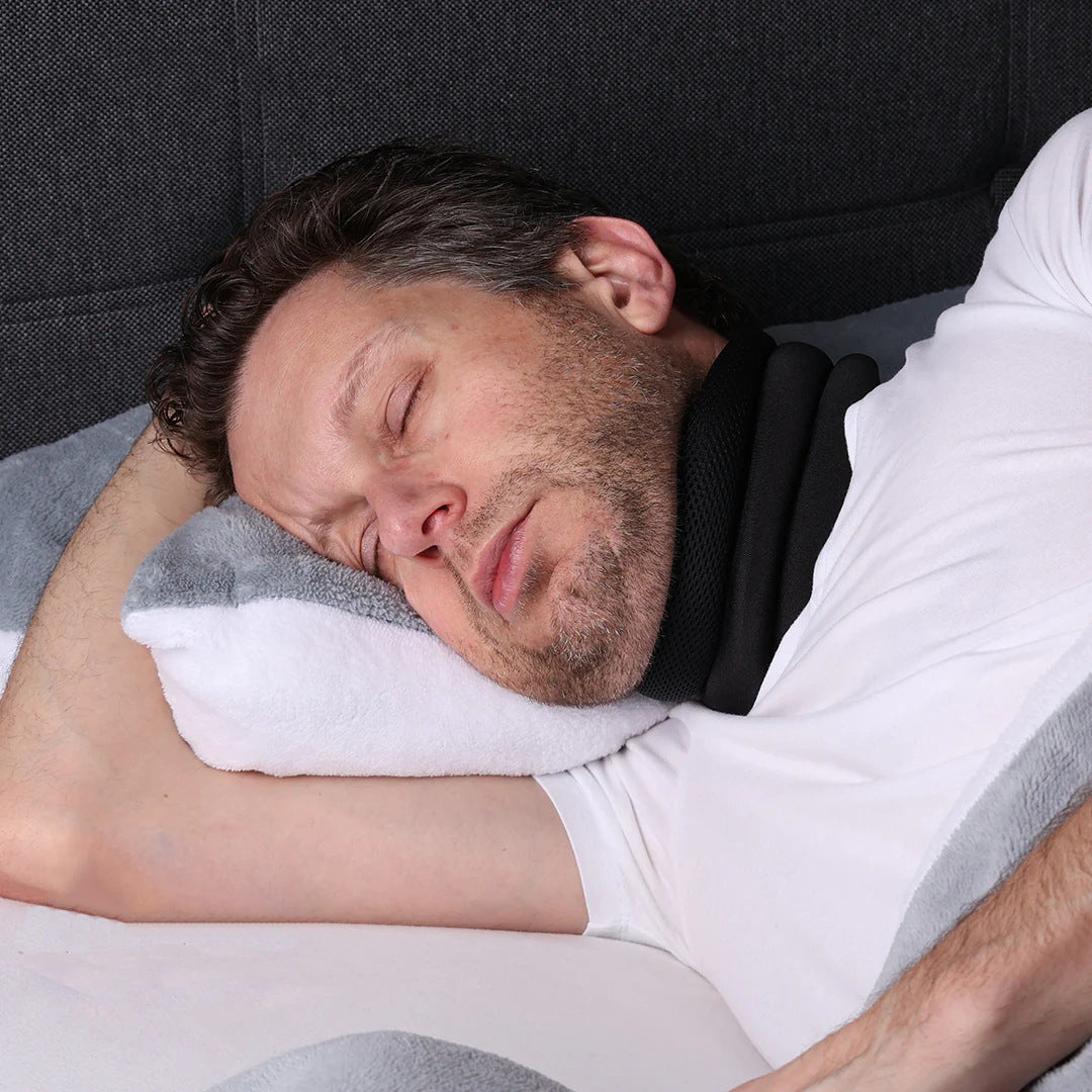 Comfort On Bord Neck Pillow – Cervical Traction for Pain Relief, Better Sleep & Snoring Aid